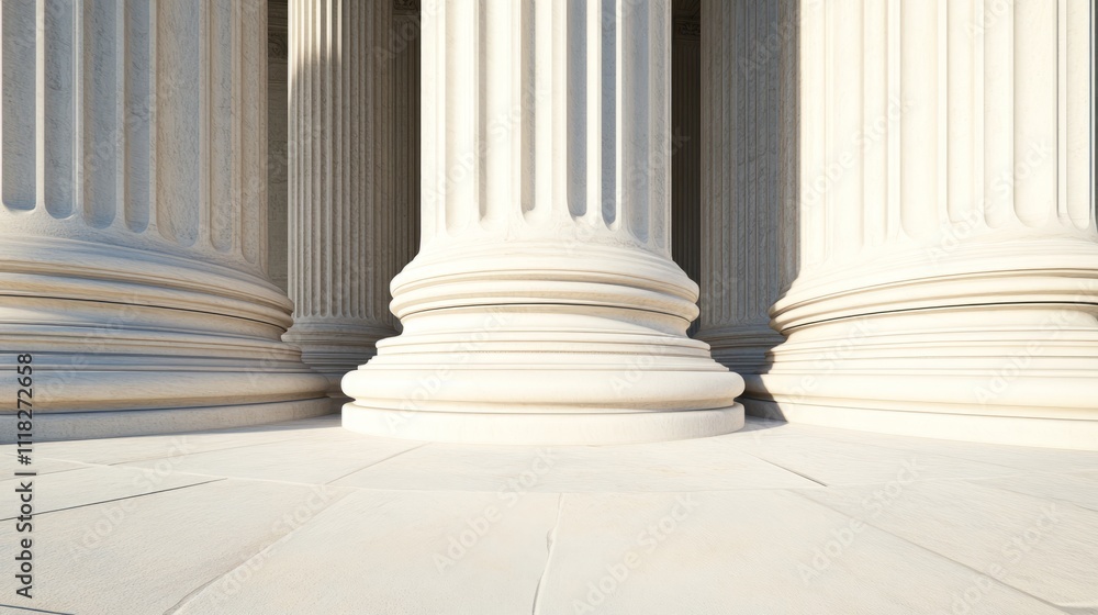 The exterior of the court building adopts the classical architectural style, symbolizing social justice and order The exterior of the court building adopts the classical architectural style, symbolizing social justice and order