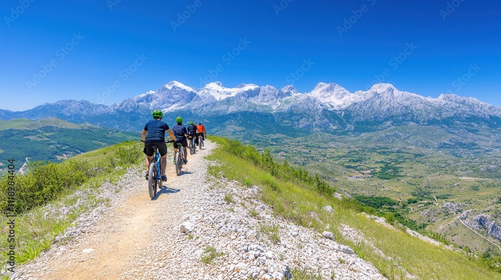 Breathtaking Mountain Biking Journey Through Scenic Landscape Breathtaking Mountain Biking Journey Through Scenic Landscape