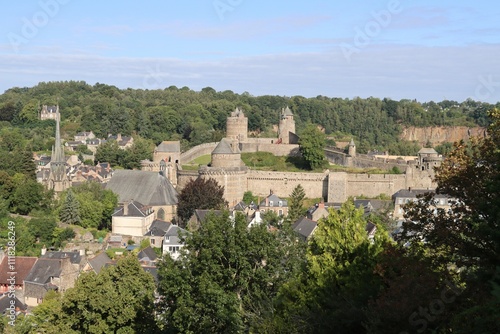 Obraz na płótnie village in region of Fougeres, France w salonie