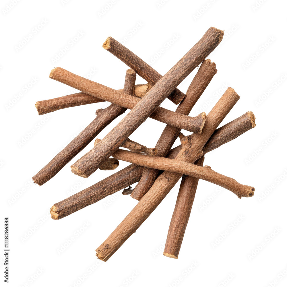 Dried spice sticks isolated on white background. Dried spice sticks isolated on white background.