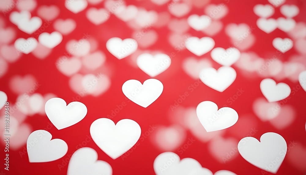 Red paper hearts isolated on white background hand-made, february 14, free space, valentine, love, 11 Red paper hearts isolated on white background hand-made, february 14, free space, valentine, love, 11