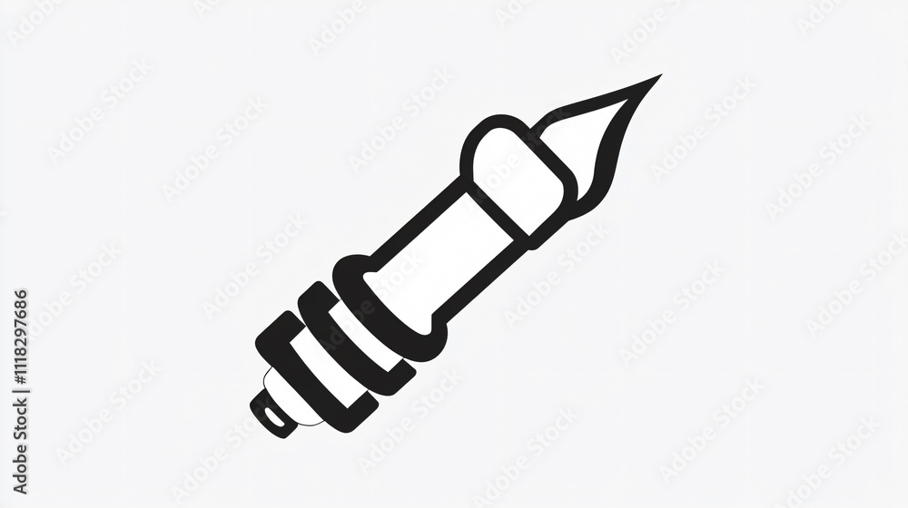Spark Plug Outline Icon Transparent Vector Isolated Spark Plug Outline Icon Transparent Vector Isolated