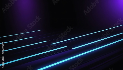 speed of light in space on dark background. Abstract background in blue, and neon color,5