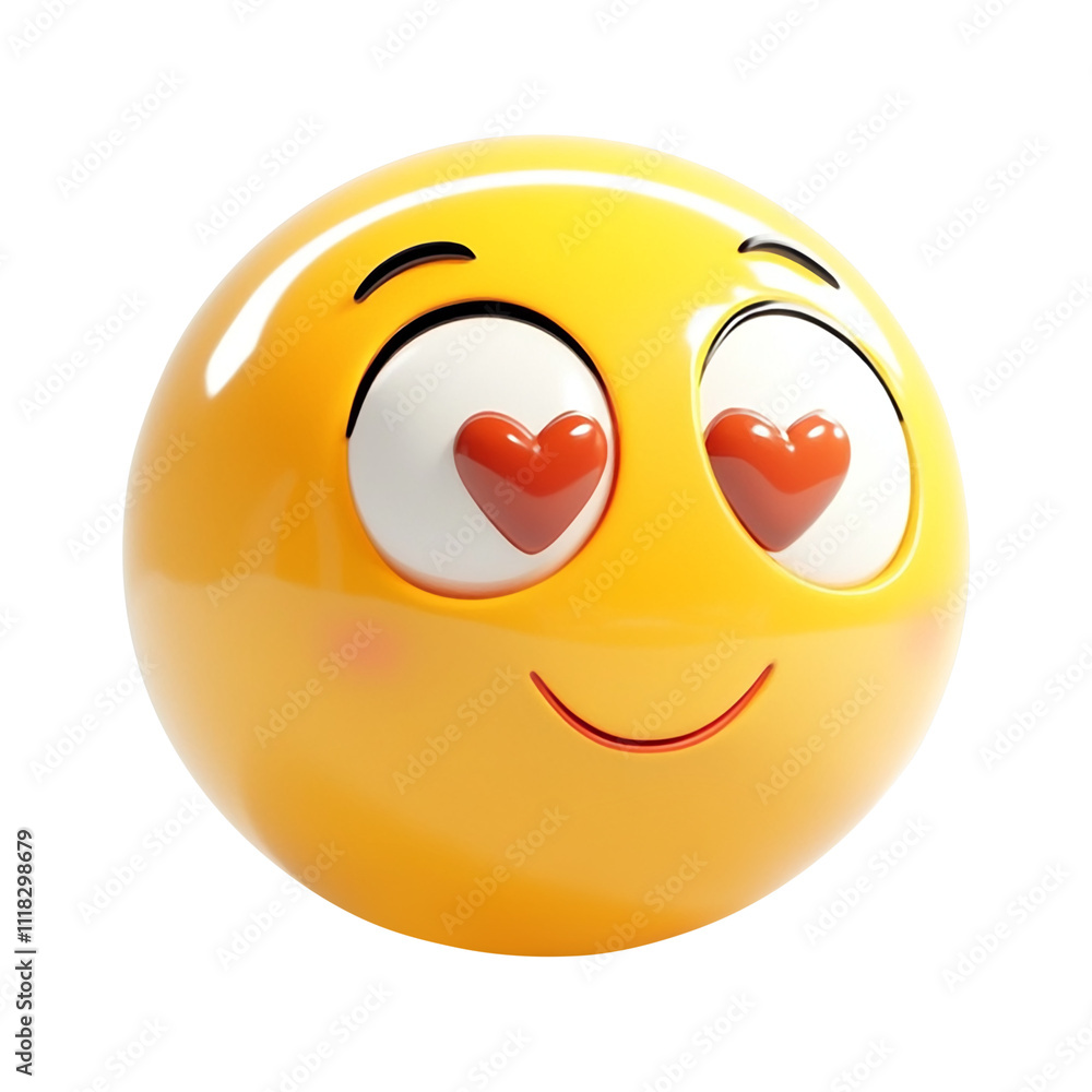 Fototapeta premium Emoji in Love