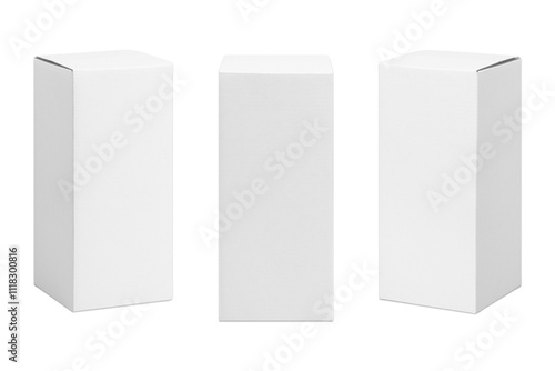 a box with a picture of a person in a white box