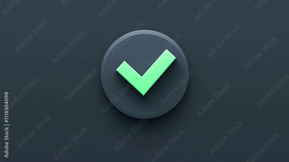 Task Completed: The Clean and Confident 'Done' Icon Task Completed: The Clean and Confident 'Done' Icon