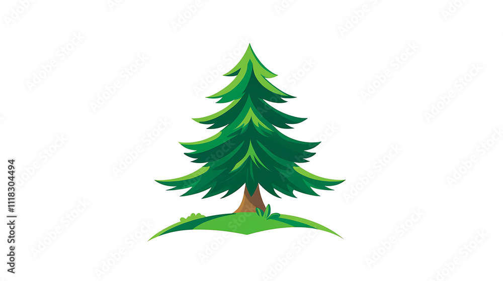 Nature's Symbol: Elegant Tree Icon Representing Growth and Life Nature's Symbol: Elegant Tree Icon Representing Growth and Life