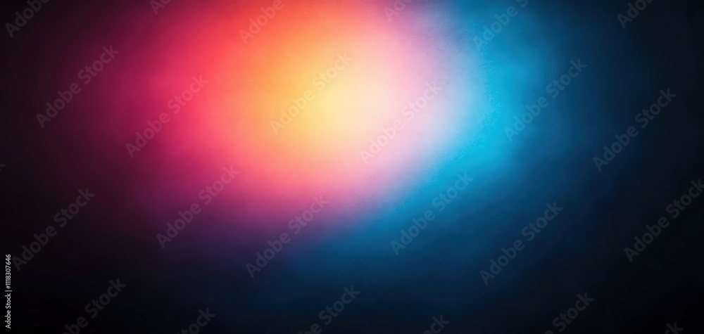 A vibrant blend of red, blue, and orange colors against a dark background. A vibrant blend of red, blue, and orange colors against a dark background.