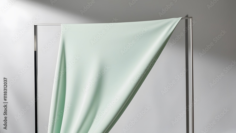 Pastel Mint Green Polyester Fabric
Pastel Mint Green Polyester Fabric