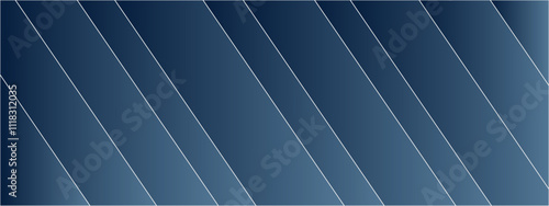 Gradient Blue Abstract background of lines in shades of Light .Paper shine and layer element vector for presentation. Can be used for invitation,poster,geometric landscape,rings ,websites