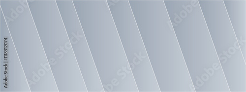 Gradient Grey Abstract background of lines in shades of Blue .Paper shine and layer element vector for presentation. .Can be used for invitation,poster,geometric landscape,rings ,websites