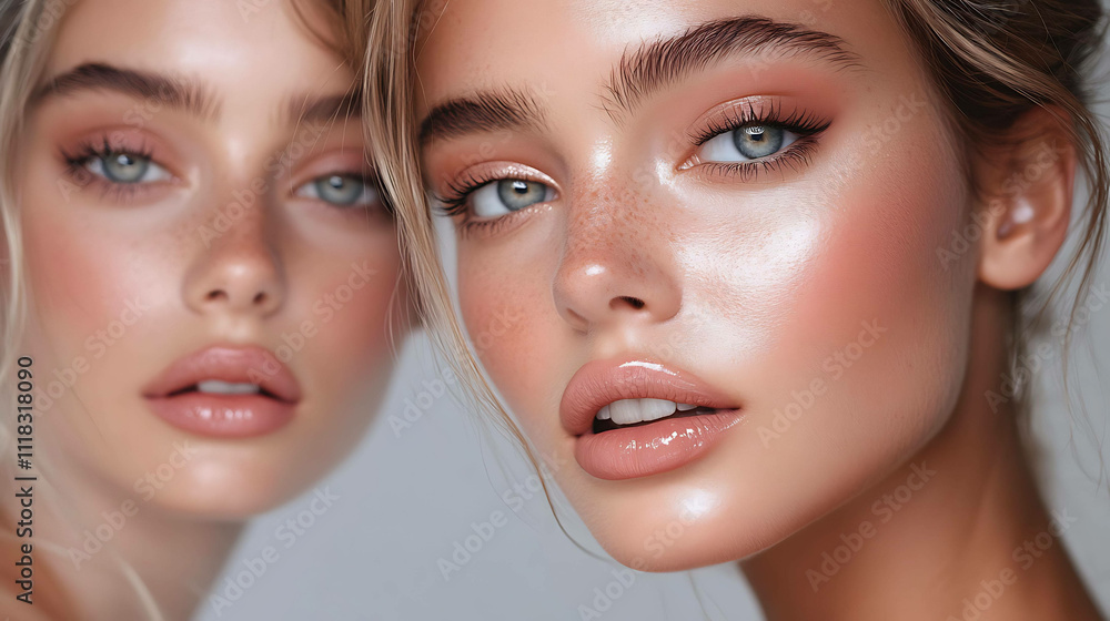 Beautiful Model with Elegant Makeup – Stunning and Graceful Portrait Beautiful Model with Elegant Makeup – Stunning and Graceful Portrait