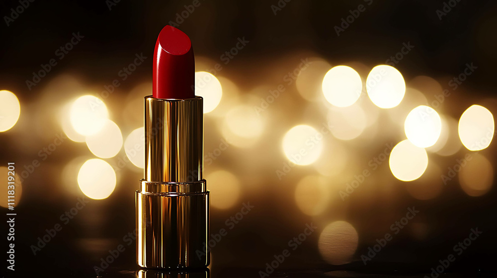Red Lipstick on a Backlit Background – Bold and Glamorous Beauty Design Red Lipstick on a Backlit Background – Bold and Glamorous Beauty Design