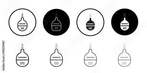 Humidifier icon Line Art Logo set