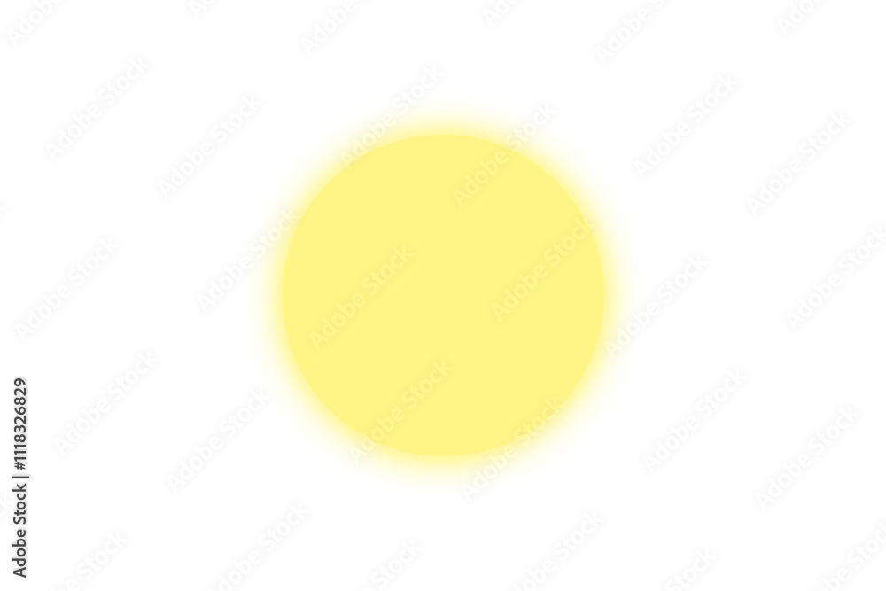 Glowing circle button blank label Glowing circle button blank label