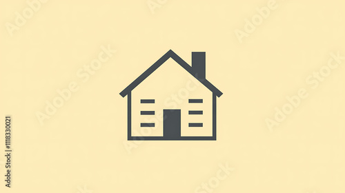 Home Sweet Home: A Simple House Icon