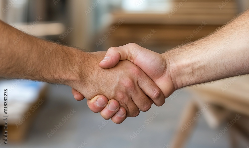 Two hands shaking in a gesture of agreement or partnership. Two hands shaking in a gesture of agreement or partnership.