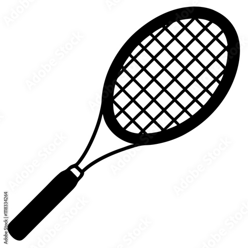 tennis racket and ball