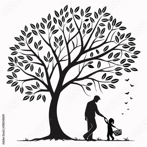 family tree vector design
