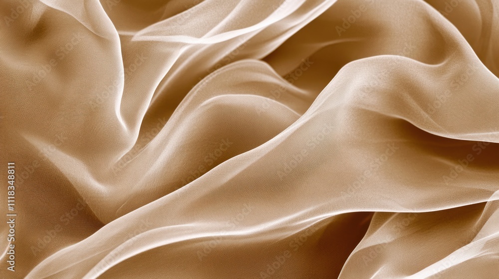 Fototapeta premium Elegant Golden Satin Fabric Texture Background