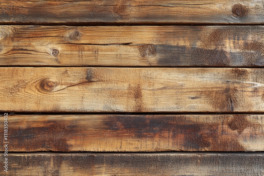 Obraz premium Weathered Wooden Planks Texture Background