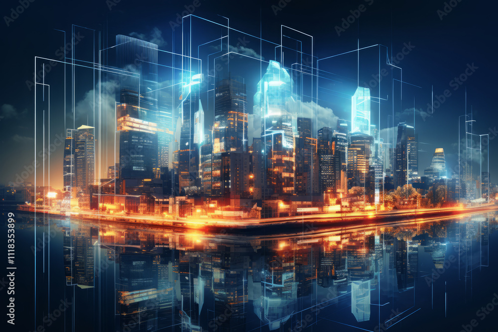 Fantastic Futuristic City Connectivity: Digital Networks and Integrated Waypoints Fantastic Futuristic City Connectivity: Digital Networks and Integrated Waypoints