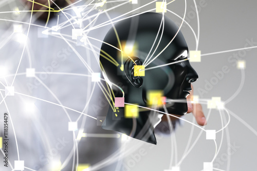 human head, chakra power, i...