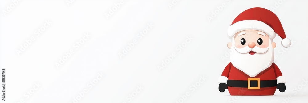 Funny Santa Claus design with space for custom text during the holiday season Funny Santa Claus design with space for custom text during the holiday season