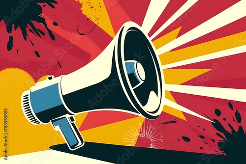 megaphone and loudspeaker