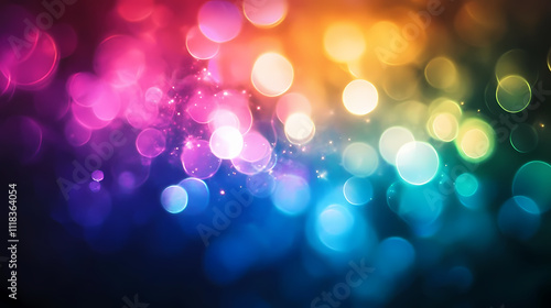 colorful rainbow light