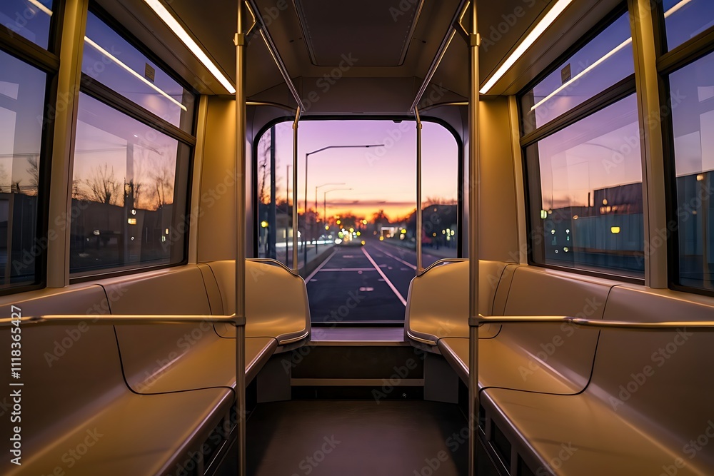 interior of a train interior of a train