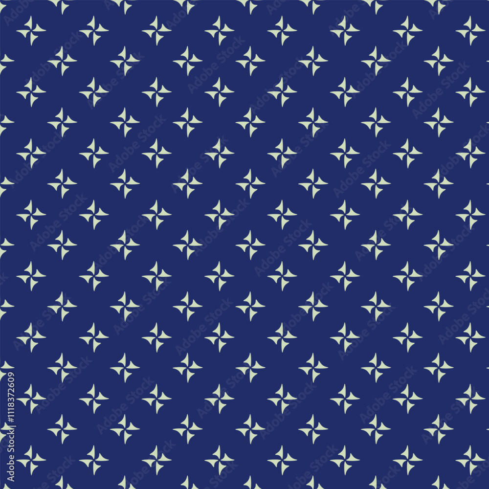 Flowers pattern doodle shapes motif continuous blue background. Modern floral fabric design textile swatch ladies dress, men's shirt all over print block. Flowers pattern doodle shapes motif continuous blue background. Modern floral fabric design textile swatch ladies dress, men's shirt all over print block.