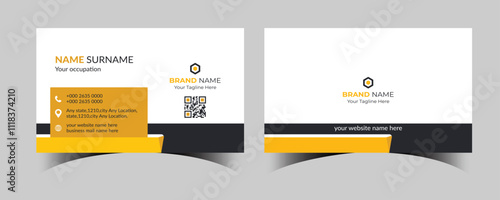 creative modern business card design template..