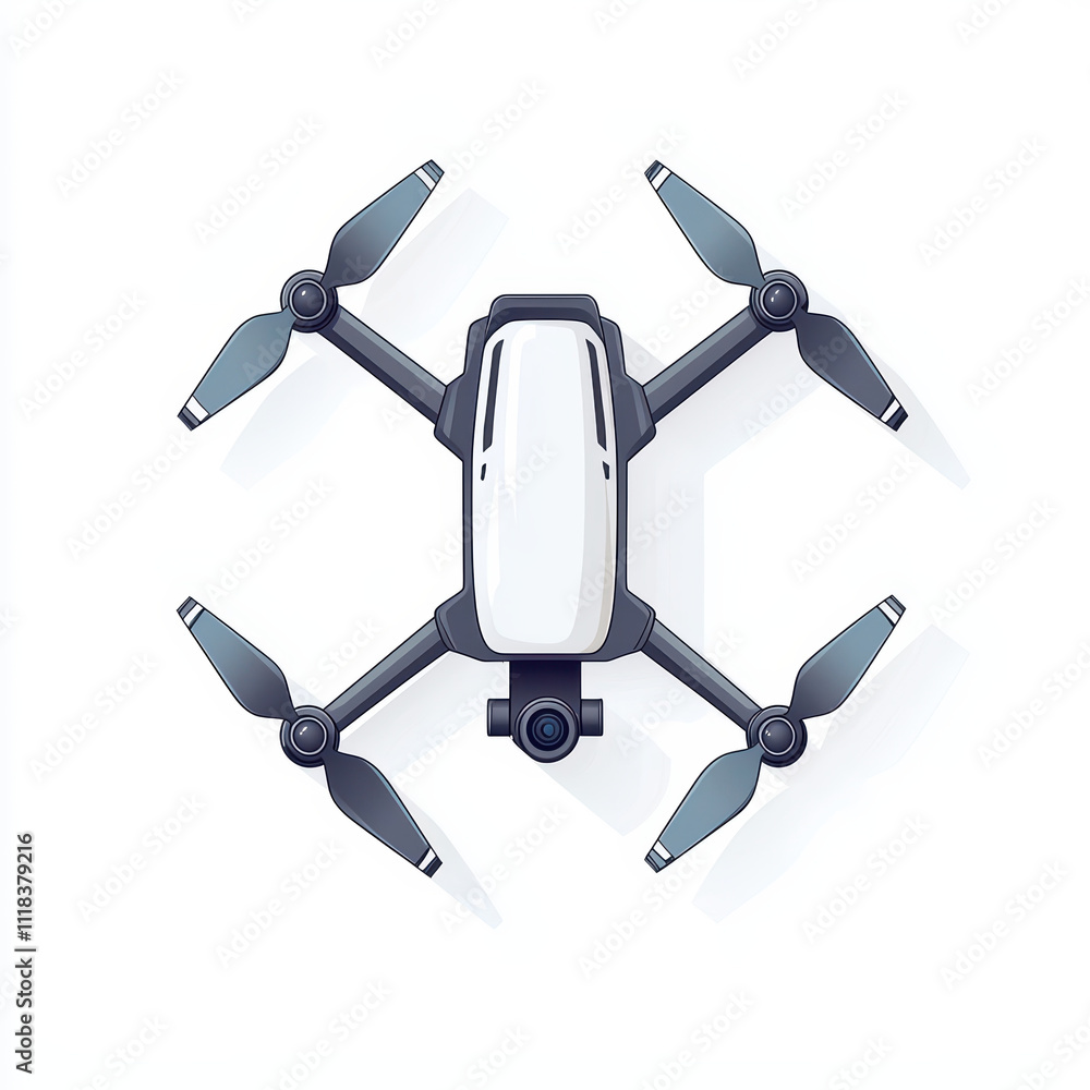 sleek drone with four propellers, designed for aerial photography and exploration. Its modern design features streamlined body and advanced technology for optimal performance sleek drone with four propellers, designed for aerial photography and exploration. Its modern design features streamlined body and advanced technology for optimal performance