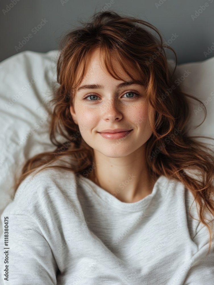 Serene Smile of a Young Lady Serene Smile of a Young Lady