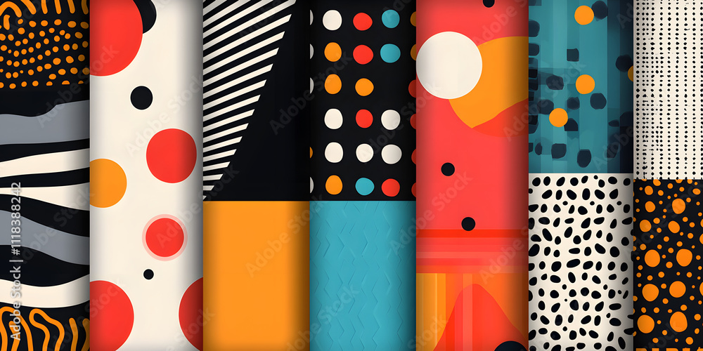 Vibrant Abstract Patterns Collage Vibrant Abstract Patterns Collage