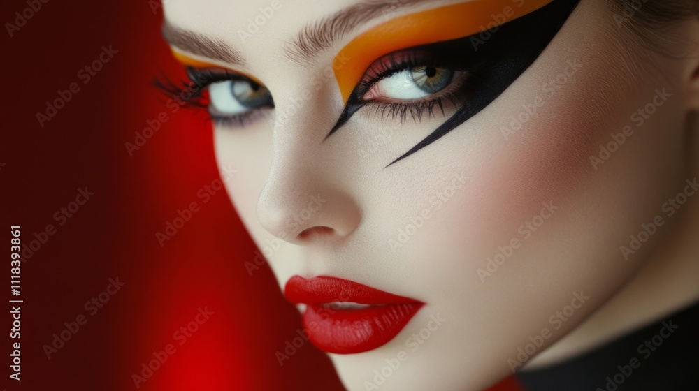 Dramatic Makeup Artistry Portrait Dramatic Makeup Artistry Portrait