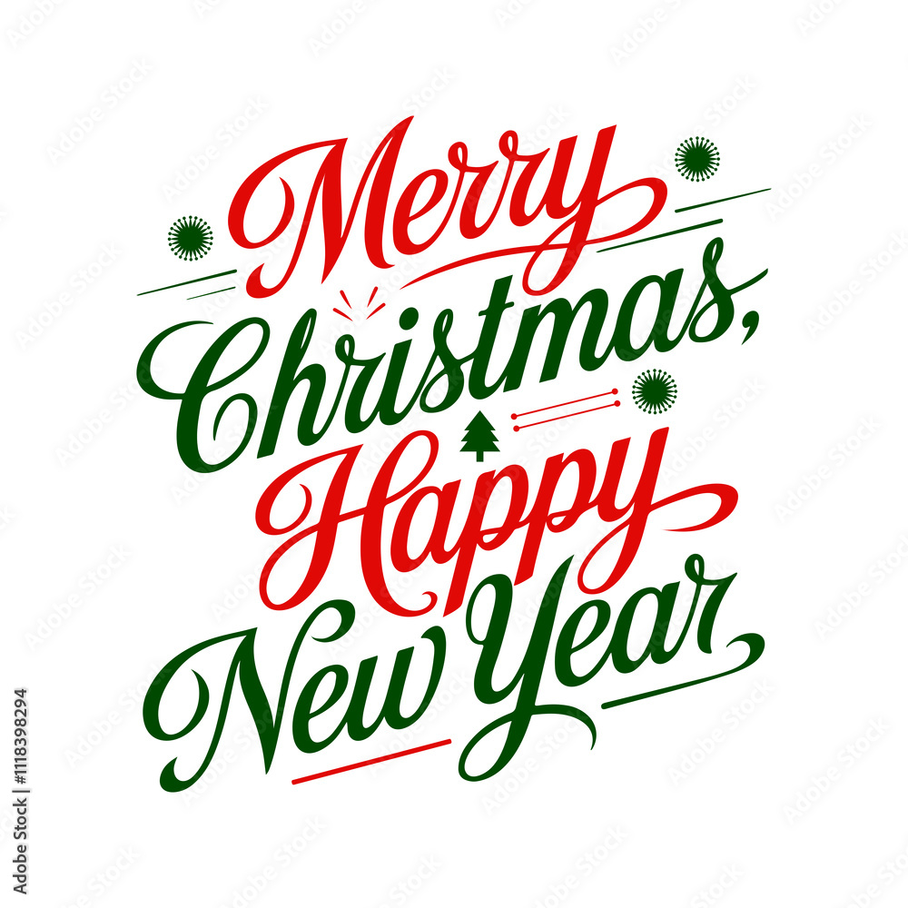 Merry Christmas and Happy new year vector design. Xmas greeting card template, Invitation script calligraphy. Merry Christmas and Happy new year vector design. Xmas greeting card template, Invitation script calligraphy.