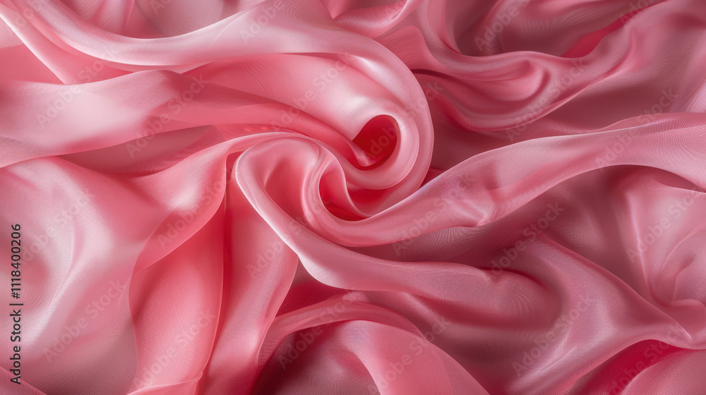 Obraz premium pink silk fabric background