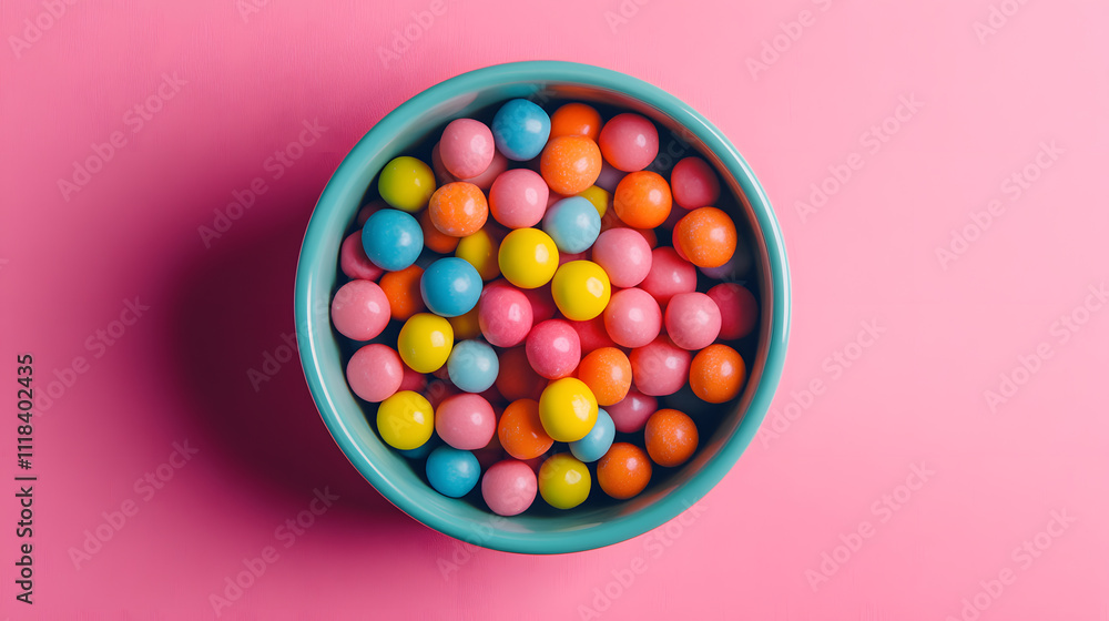 Playful chewing gum pile, inviting bowl candy bubblegum, enticing yummy flavor snack freshness, colorful sweet delicious, minty vibrant treats. Playful chewing gum pile, inviting bowl candy bubblegum, enticing yummy flavor snack freshness, colorful sweet delicious, minty vibrant treats.