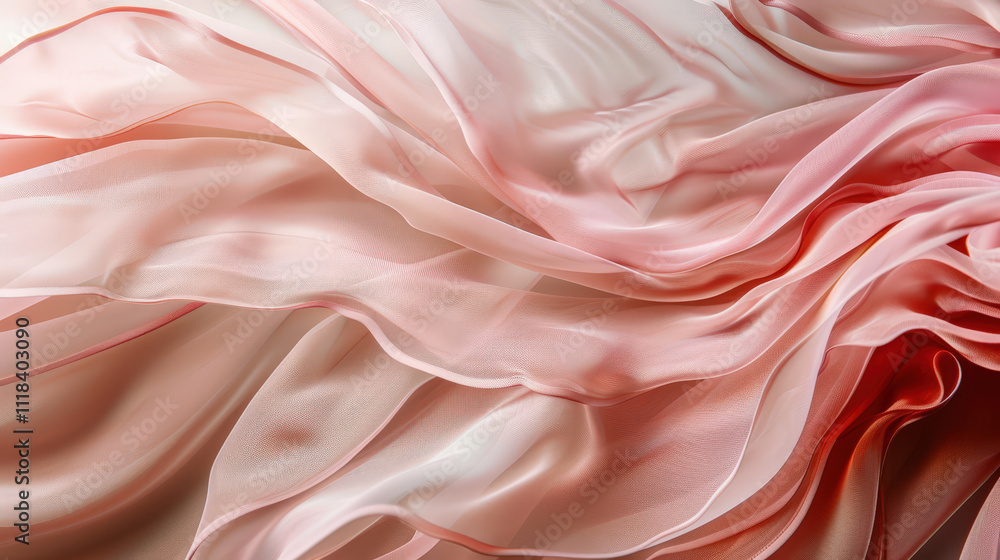 Obraz premium pink silk fabric background