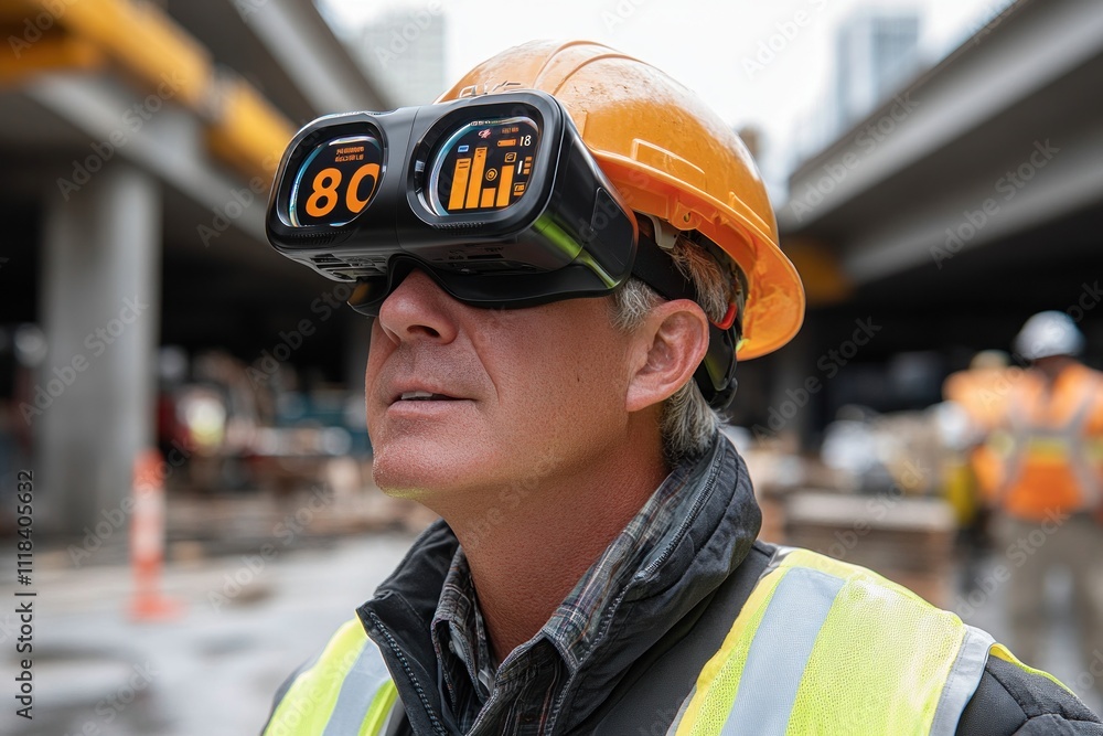 Workers are using advanced wearable tech to monitor performance and ensure safety in construction Workers are using advanced wearable tech to monitor performance and ensure safety in construction