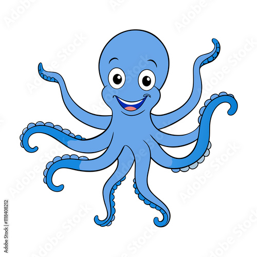 octopus cartoon character photo