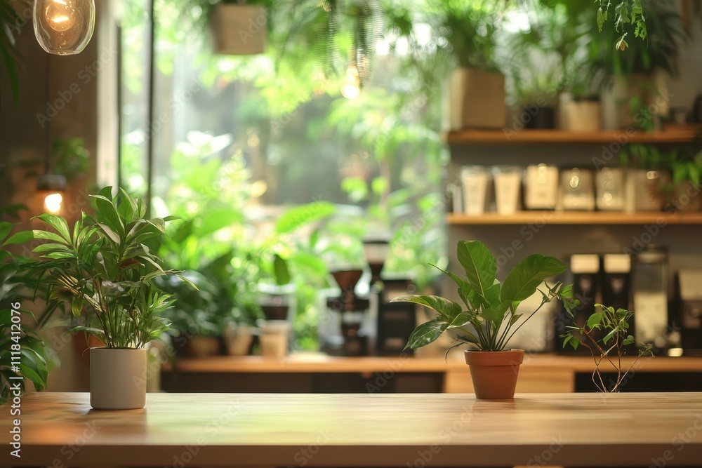 A cozy indoor space filled with various plants and natural light, creating a serene atmosphere. A cozy indoor space filled with various plants and natural light, creating a serene atmosphere.