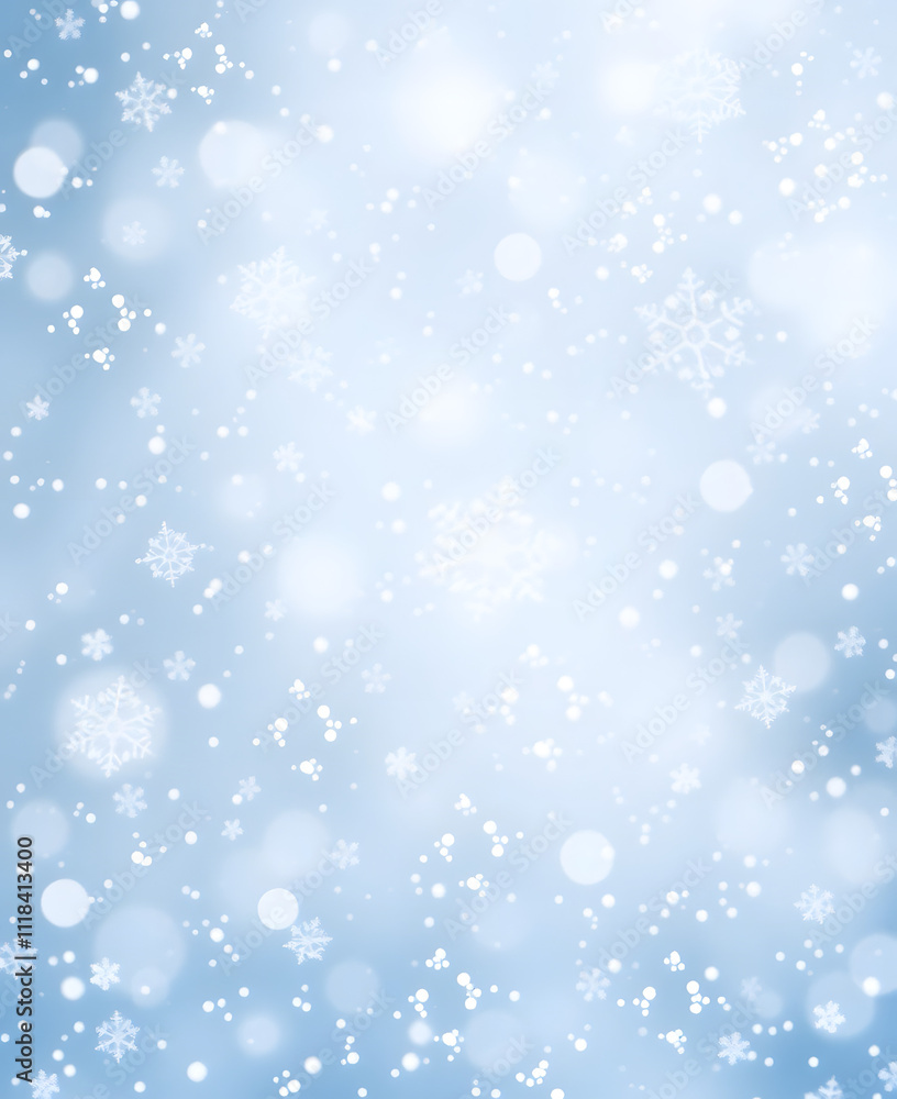 A winter background filled with soft snowflakes and icy blue hues, creating a frosty atmosphere perfect for seasonal and holiday themes. A winter background filled with soft snowflakes and icy blue hues, creating a frosty atmosphere perfect for seasonal and holiday themes.