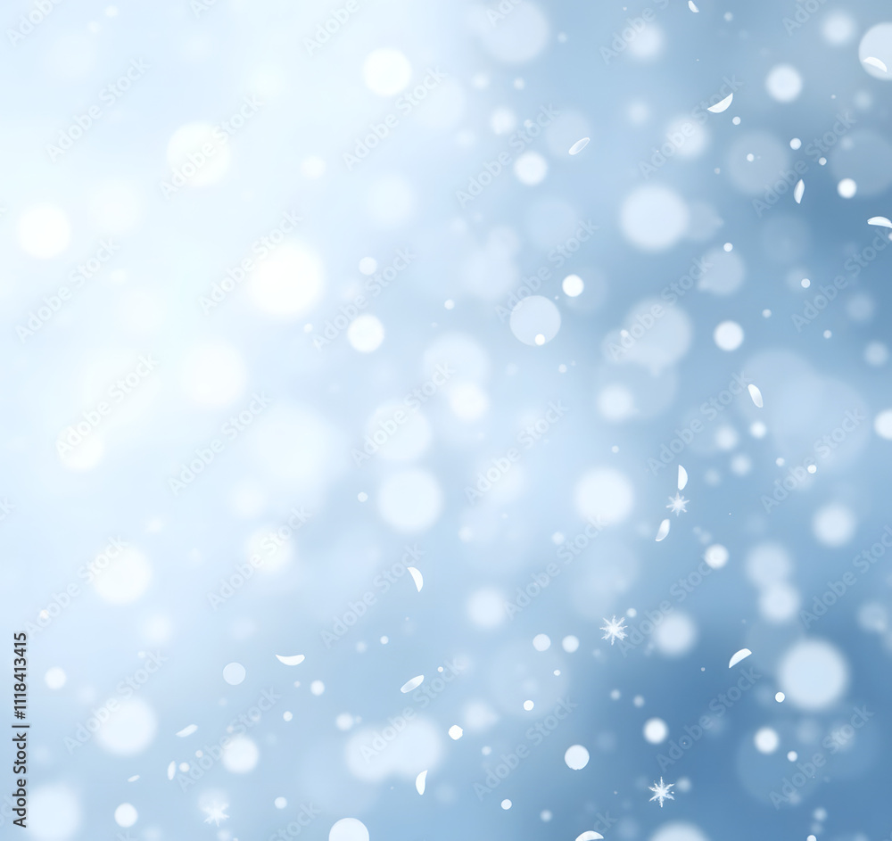 A winter background filled with soft snowflakes and icy blue hues, creating a frosty atmosphere perfect for seasonal and holiday themes. A winter background filled with soft snowflakes and icy blue hues, creating a frosty atmosphere perfect for seasonal and holiday themes.