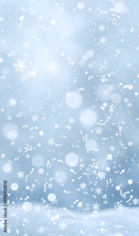 A winter background filled with soft snowflakes and icy blue hues, creating a frosty atmosphere perfect for seasonal and holiday themes. A winter background filled with soft snowflakes and icy blue hues, creating a frosty atmosphere perfect for seasonal and holiday themes.