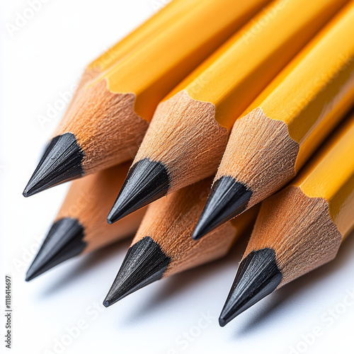 Stack of sharpened pencils