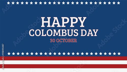 Colombus day Background With Copy Space Area and Negative Space.