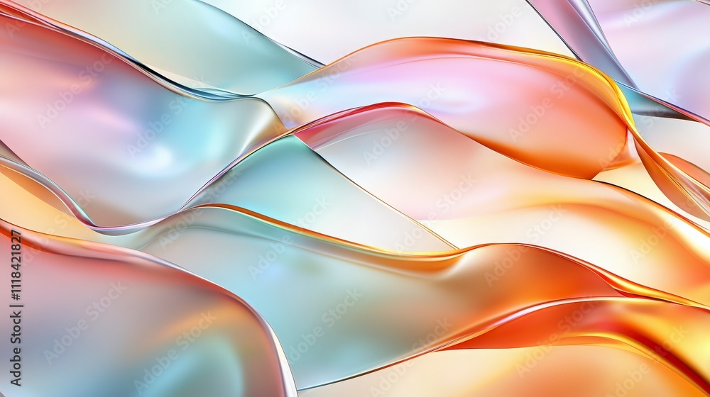 Fototapeta premium Abstract Flowing Colors
